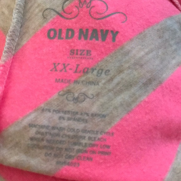 Old navy neon pink & beige fold over skirt XXL - Picture 3 of 3